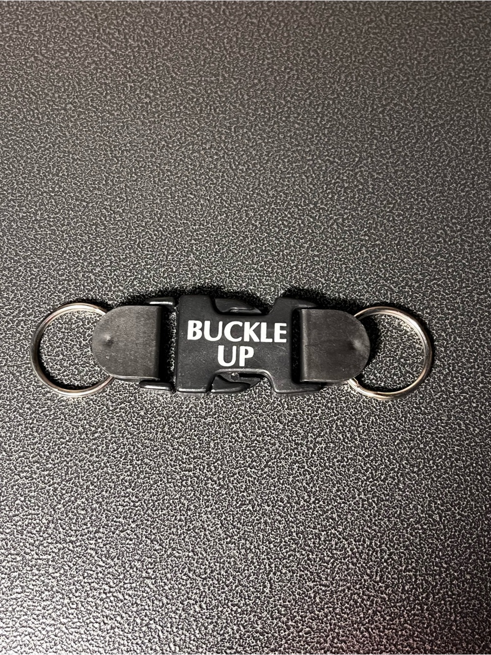 Buckle Up Black Keychain‎ Connector